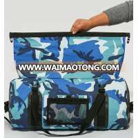 Camo Tarpaulin Waterproof dry bag Custom Logo Travel Bicycle Bag Outdoor Duffel Bag